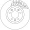 TRW DF6657 Disc frana