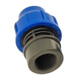 Racord compresiune filet interior 25mm 3/4 inch pentru tevi PEHD