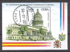 Cuba 1995 UPU, perf. sheet, used AA.048
