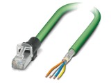 Patch cord SF/UTP 5 litat Cu, cositorit PUR verde 5m 22AWG PHOENIX CONTACT
