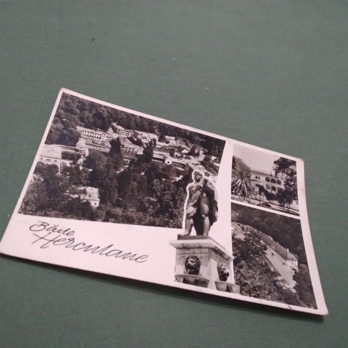 CARTE POSTALA -BAILE HERCULANE CIRCULATA
