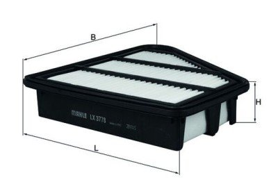 MAHLE LX 3778 Filtru aer foto