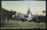 Carte postala, Sinaia Castelul Peles 1911