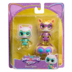 Set de joaca cu 2 figurine si accesorii, Superkitties