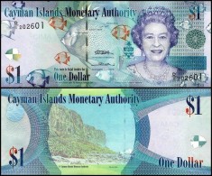 !!! CAYMAN ISLANDS - 1 DOLAR 2010 - P 38 a - UNC / PREFIX D/1