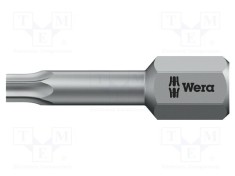 Capăt de șurubelniță WERA Torx TX15 25mm TORSION