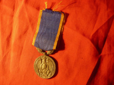 Medalie Inaltatorul Avant - Trecerea Dunarii al II-lea Razboi Balcanic ,Carol I foto