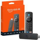 Mediaplayer Amazon Fire TV Stick 4K (2024), Wi-Fi, Alexa Voice Remote, Negru