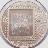 Polonia 10 zloti 2008 argint - Polish Post - km 655 - G025, Europa