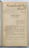 VASILE CONTA ( STUDIU BIOGRAFIC ) de OCTAV MINAR , CONTINE VIATA SI OPERA , INCEPUT DE SECOL XX