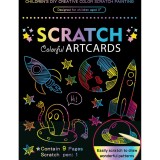 Set 9 planse razuibile Scratch ArtCards 16x12 cm Bambinice BN053