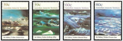 Australian Antarctic 1989 - Vederi, picturi, peisaje, serie neuz foto