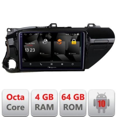 Navigatie Toyota Hilux 2016- 5510-TY59 Android Octa Core 720p 4+64 DSP 360 camera carplay android auto CarStore Technology foto