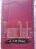 Pamflete N.D. Cocea, 1956, Editura de Stat, Romana, 362 pagini, Roman