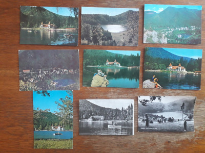 Lot 9 carti postale vintage cu Statiunea Tusnad / CP1 foto