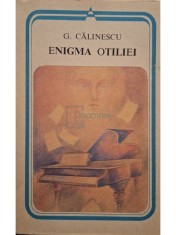George Calinescu - Enigma Otiliei (Editia: 1984) foto