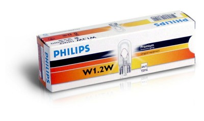 Bec Fara Soclu W1.2W 12V Set 10 Buc Philips 45103 12516CP foto