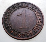 B.321 GERMANIA WEIMAR 1 REICHSPFENNIG 1936 D