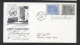 UN New York 1960 15 years UNO Mi.90-91 FDC UN.194