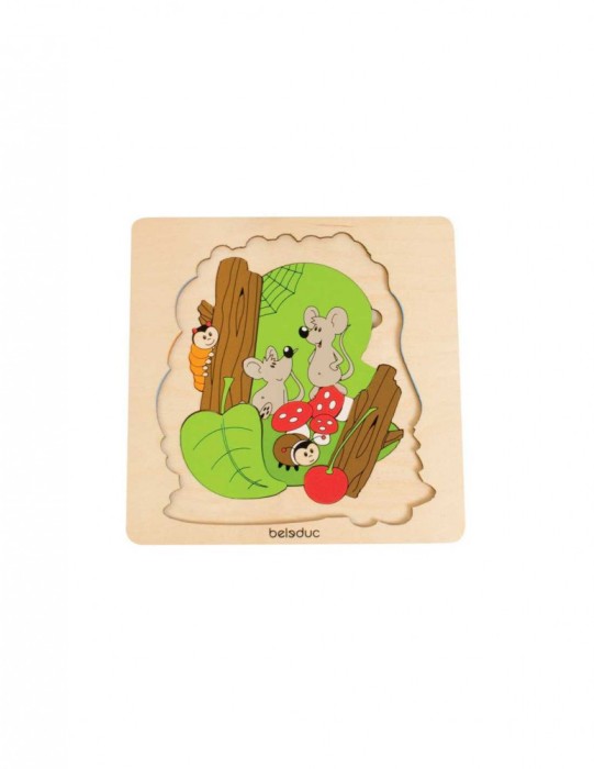 Puzzle Descopera Padurea Beleduc