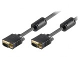 Cablu D-Sub 15pin HD 2m Negru, Goobay