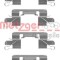 Set accesorii, placute frana NISSAN PATHFINDER III (R51) (2005 - 2012) METZGER 109-1769