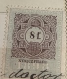 Timbre Austroungaria 8 Filleri
