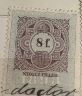 Timbre Austroungaria 8 Filleri foto