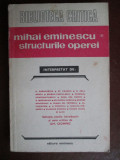 Mihai Eminescu. Structurile operei