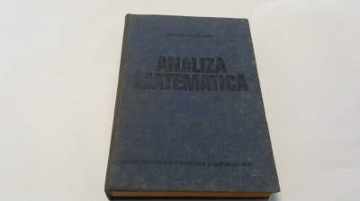 Marcel Rosculet-Analiza Matematica RF11/0 foto