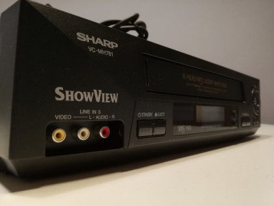 Video Cassette Recorder SHARP VC-MH781GM - VHS/Impecabil/UK/Telecomanda foto