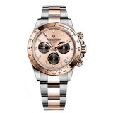 Ceas Bărbați Pagani Design PD-1644 Bicolor Argintiu &amp; Rose Gold, Chronograph VK63, 40mm, Cadran Champagne, Sticlă Safir