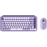 LOGITECH POP ICON COMBO - LILAC - US INTL - BT - INTNL-973 &quot;920-013078&quot; (timbru verde 0.8 lei)