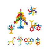 Joc de constructie STEAM - Floricele colorate (80 piese)