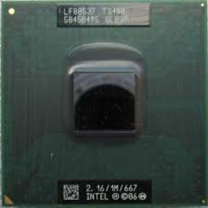 Intel Pentium T3400 2.16 GHz, 667 MHz Socket P PPGA478 LF80537 SLB3P