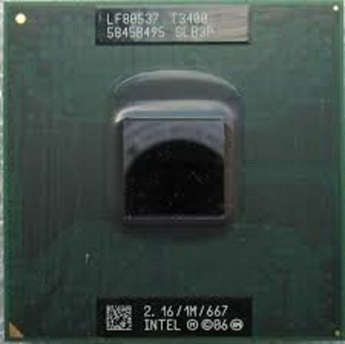 Intel Pentium T3400 2.16 GHz, 667 MHz Socket P PPGA478 LF80537 SLB3P