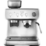 Espressor manual Breville Barista Max VCF126X-01, 15 bari, 2.8 l, Recipient detasabil lapte 0.46 l, Silver