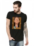 Tricou barbati negru - Dali - Frame - XL, THEICONIC