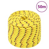 Cumpara ieftin Franghie de barca, galben, 12 mm, 50 m, polipropilena