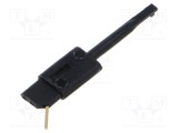 Clips de măsurare cu c&acirc;rlig Hirschmann T&amp;M KLEPS 064 PCH 35mm negru 30V AC 60V DC