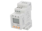 Releu Digital pentru Șină DIN LCD 3 Cifre