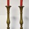 Pereche sfesnice din bronz - Biedermeier secol XIX - 27 cm