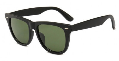 Ochelari de soare Wayfarer Passenger Negru cu Verde foto