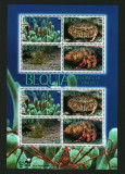 WWF BEQUIA 2010-Bloc cu 2 seturi de cate 4 timbre conform scan, Nestampilat
