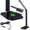 Lampa de birou LED, putere 7W, control tactil, incarcator inductiv QI, dimabil 2700-6000K, alimentare USB