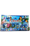 Cumpara ieftin Set Stitch 6 figurine roz-albastru, 6cm