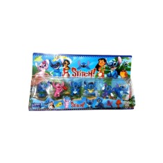 Set Stitch 6 figurine roz-albastru, 6cm