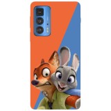 Husa compatibila cu Motorola Moto G51 5G model Zootopia friends, Silicon, TPU, Viceversa