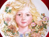 FARFURIE PORTELAN ROYAL WORCESTER FINE BONE CHINA ANGLIA COLECTIA FLOWERS OF INNOCENCE VIOLETE