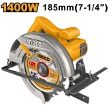 Fierastrau circular 1400 w superselect 185 mm - Ingco CS18538